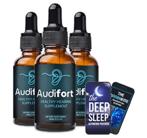 3 bottles of Audifort