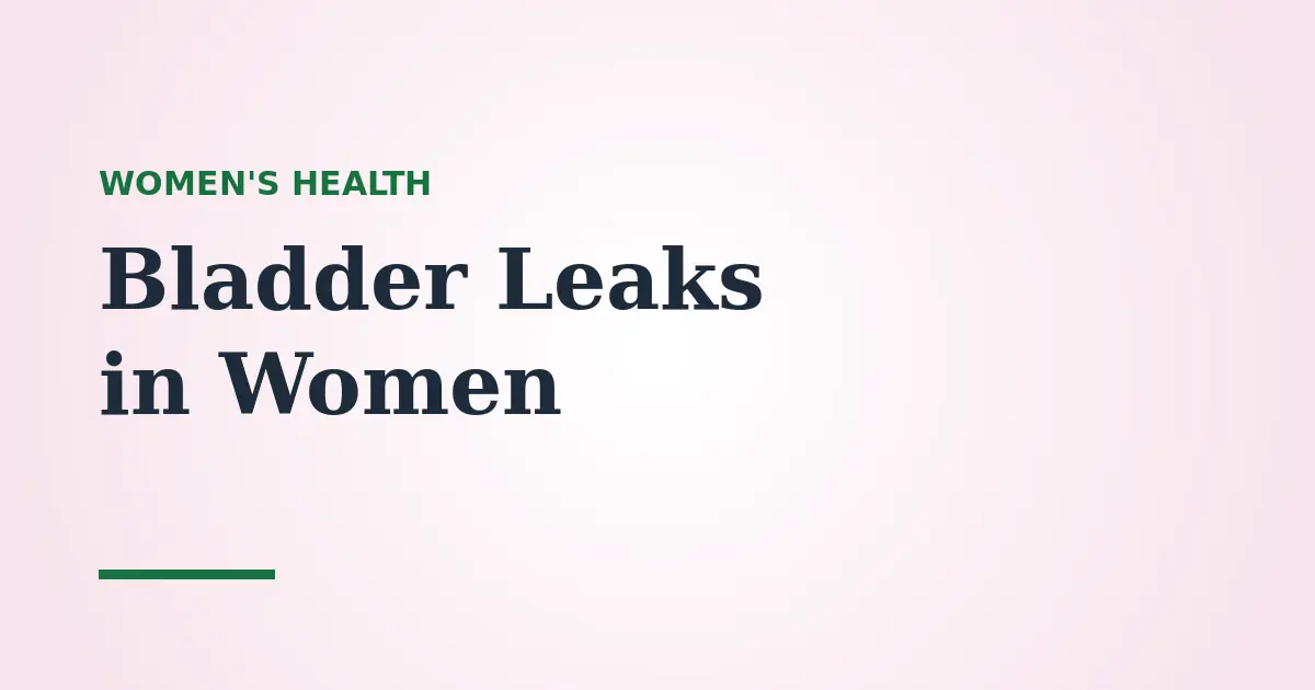 Bladder Leaks When You Laugh or Sneeze? Causes, Exercises and What Helps