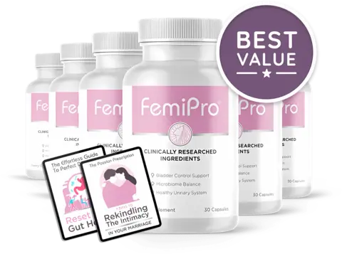 6 bottles of FemiPro with 2 bonus guides — best value