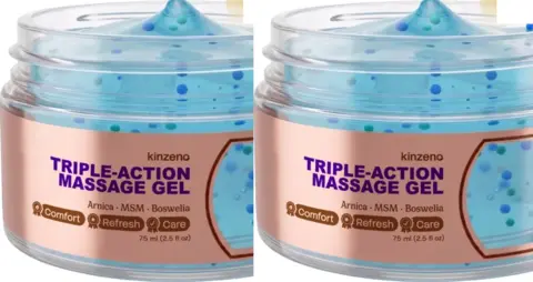 2 jars of Kinzeno massage gel