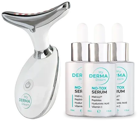 MyoGlow device with 3-month supply of No-Tox serum