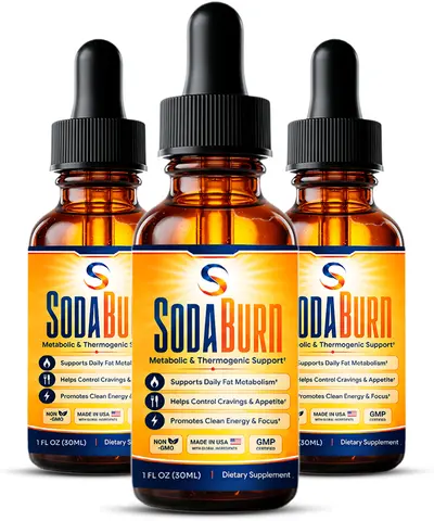 3 bottles of SodaBurn