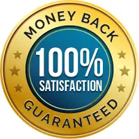 Money-back satisfaction guarantee seal