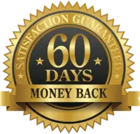 60-day money-back guarantee seal